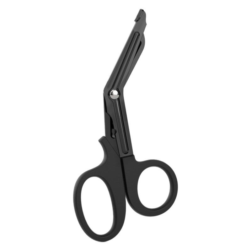 [factory wholesale] gauze scissors canvas scissors outdoor EMT elbow hair black 15cm19cm