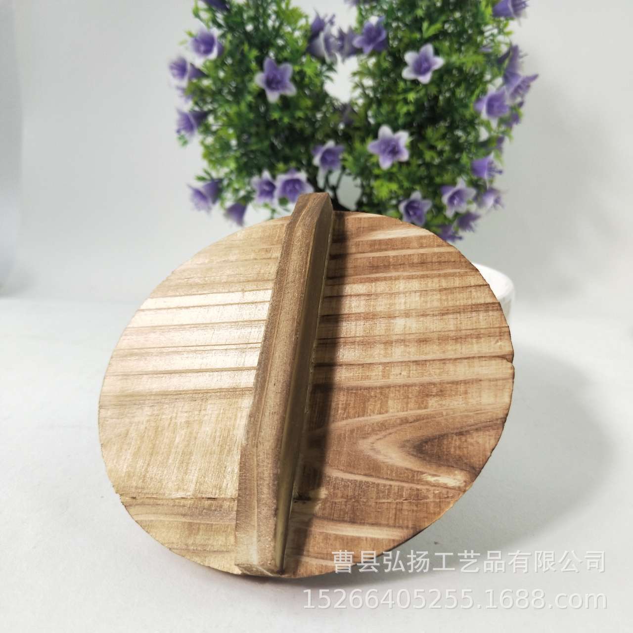 Мини-кухня Детская деревянная сковорода Маленькая кастрюля Крышка для сковороды Круглая китайская сосновая крышка для домашней деревянной сковороды