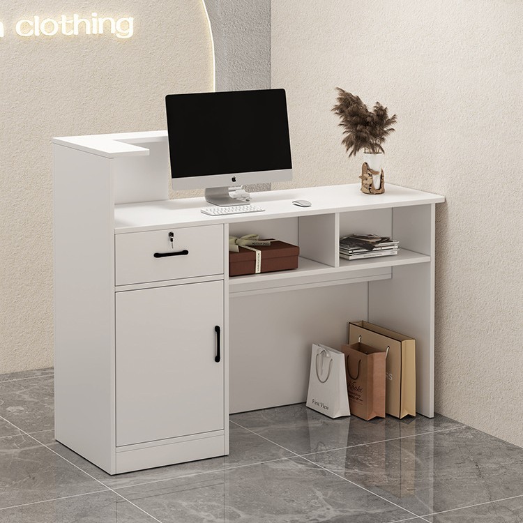 Cashier Counter Simple Modern Small Clothing Store Convenience Store Mother and Baby Store Shop Bar Table Front Desk Reception Desk