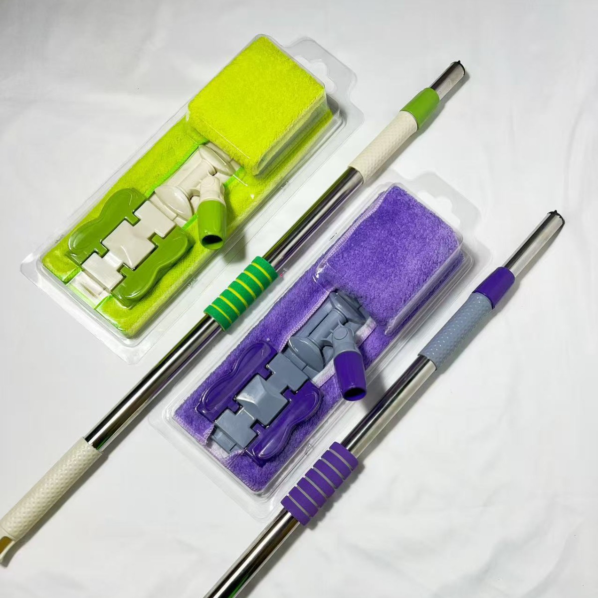 Индивидуальный большой тканевый моп, новая модель 2025 года, может держать лицо полотенце для домашнего использования, один моп для ленивых людей, вращающийся шенил