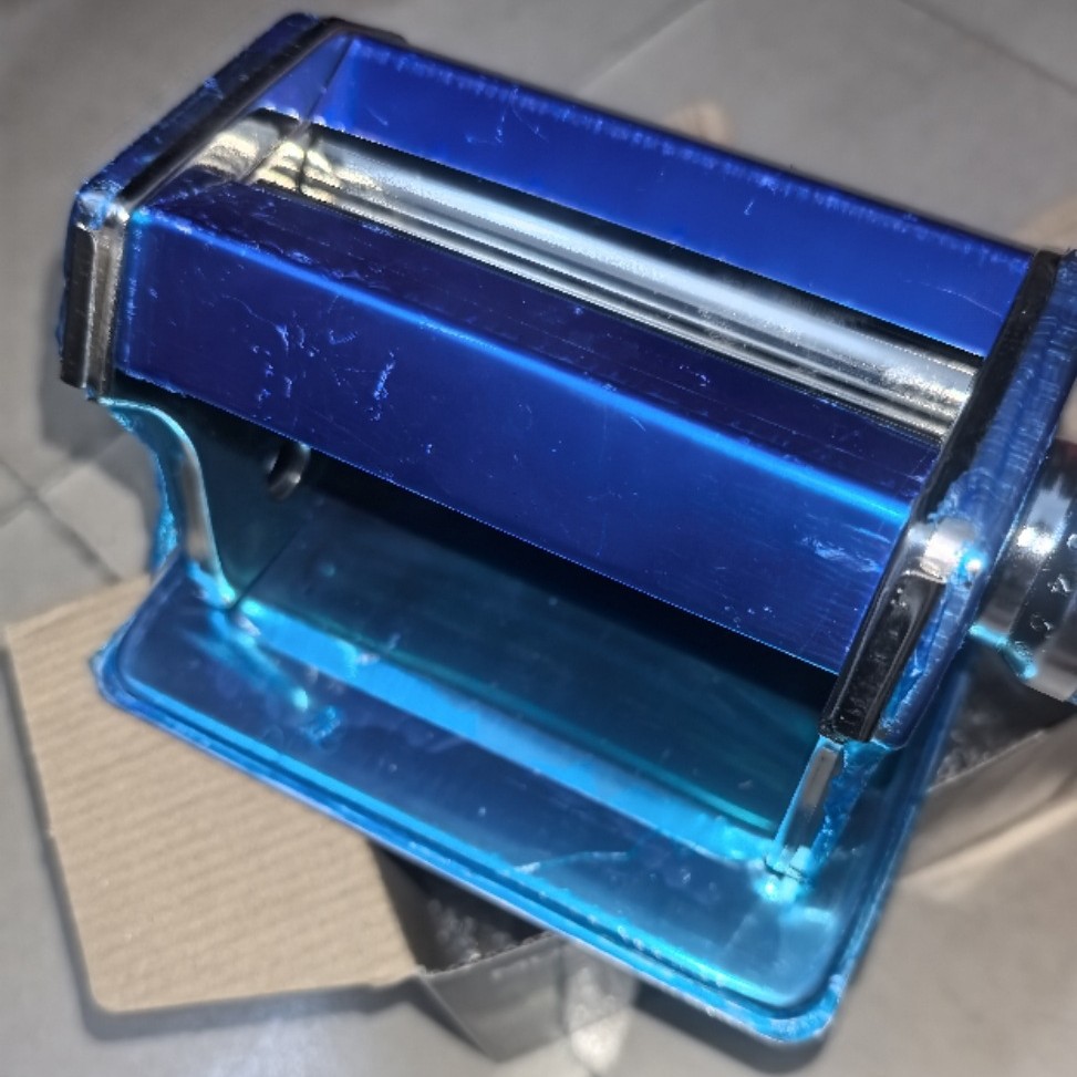 Cross-Border Foreign Trade Split Two-Knife Noodle Machine Noodle Machine Household Stainless Steel Portable Multi-Functional Noodle Rolling Machine Fully Automatic