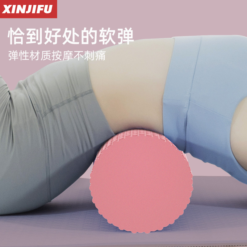 in stock generation hair solid EVA yoga column foam shaft yoga massage roller beginner muscle relaxation relaxation column