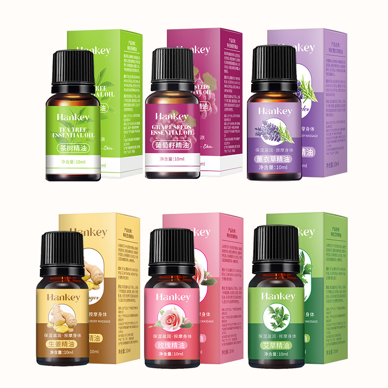 Korean Rose Ginger Mugwort Massage Essential Oil for Gua Sha, Unblocking Meridians, Beauty Salon Special Essential Oil, Body Massage Oil