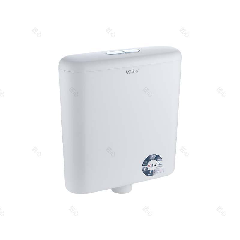 Toilet Tank for Squat Toilet, High Flush Power, Suitable for Home, School, and Squat Toilets, Wall-Mounted Hand-Activated Flush Tank for Engineering Use