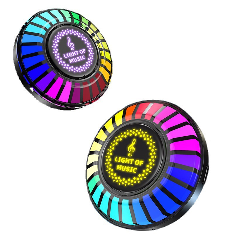 Desktop magnetic rgb pickup atmosphere light trembles explosions led magic color electronic competition creative voice control music rhythm light
