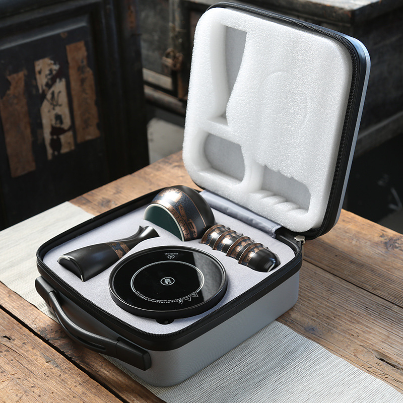 Ceramic Wine Boiler, Electric Ceramic Stove, Constant Temperature Pad, Wine Warmer Set, Yellow Wine Decanter Wholesale, Supports Dropshipping