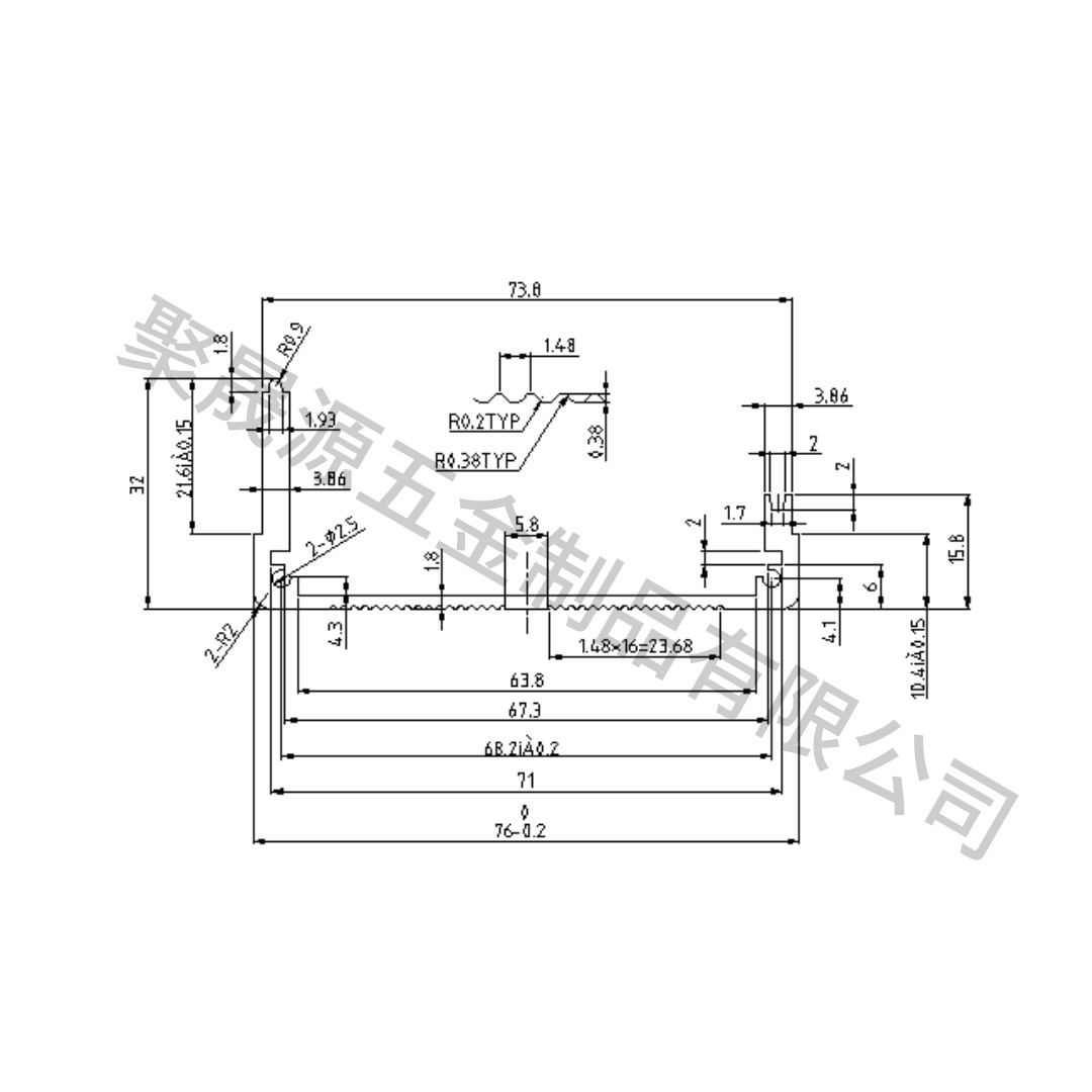 Shenzhen Thin-Walled Aluminum Profile Solid-State Battery Housing Micro Servo Motor Housing Ip68 Aluminum Alloy Cnc Processing