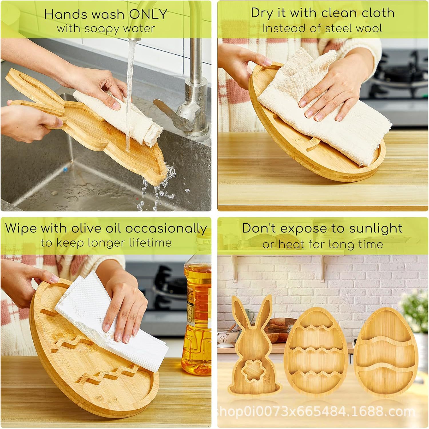 Cross-Border New Product Christmas Snack Tray Home Kitchen Dried Fruit Fruit Tray Easter Rabbit Snack Candy Tray