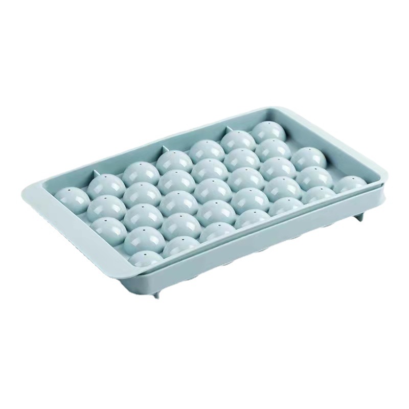Household Ice Ball Ice Tray Mold Food Grade Material Press Round Ice Cube Mold Summer Hot Selling Ice Box