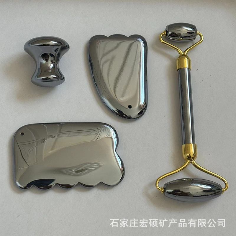 Spot Wholesale Terahertz Scraping Board Massage with Terahertz Energy Stone Good Thermal Conductivity Large Quantity Discount