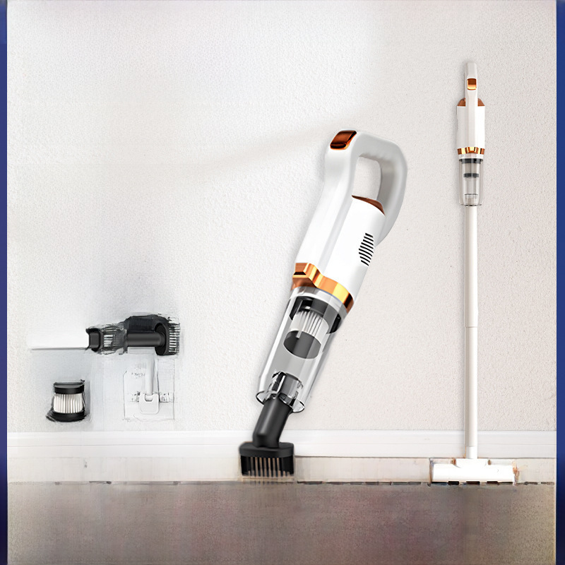 High-power household vacuum cleaner car wireless charging handheld mite suction dust suction large suction mite remover mop machine