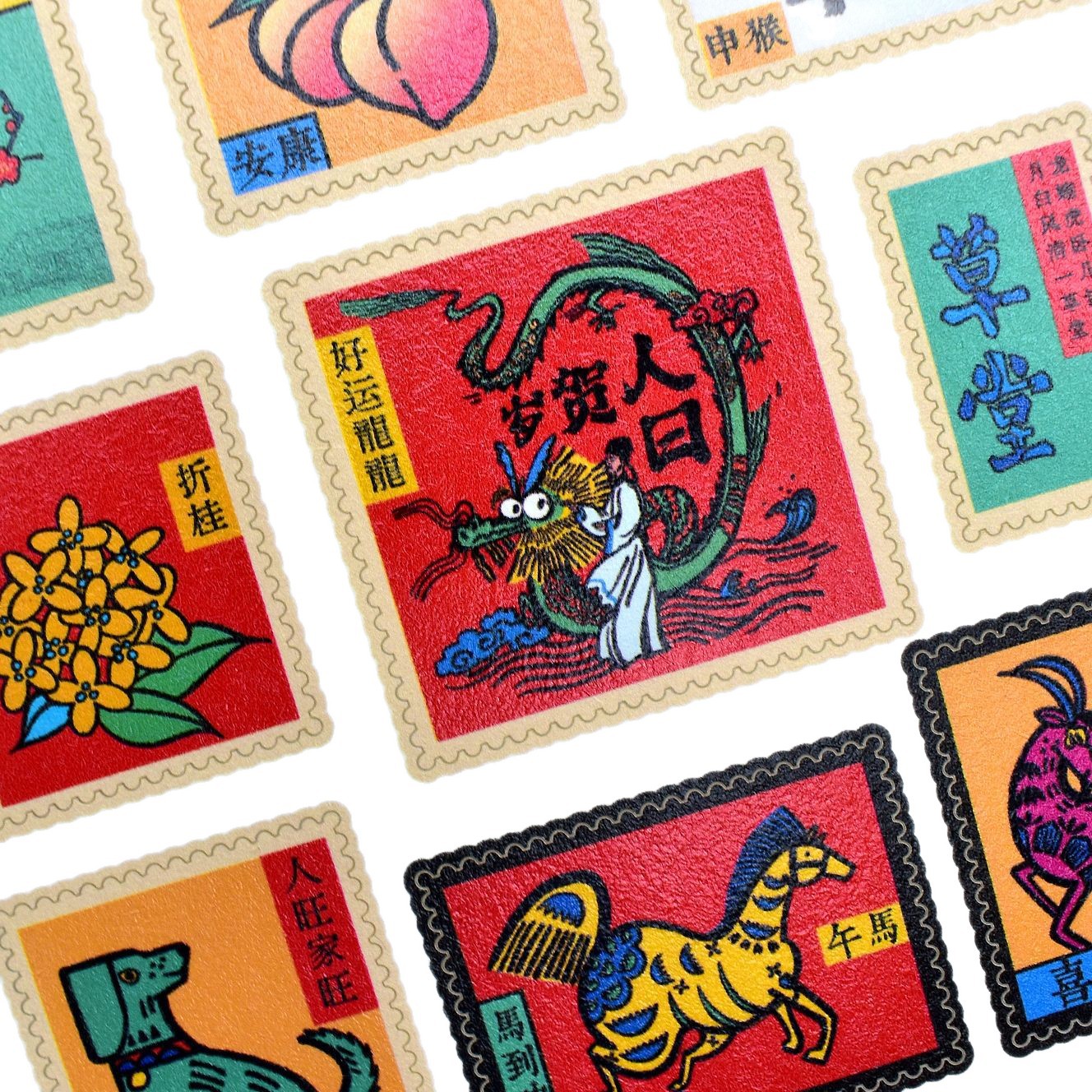 Custom-Made Stamps, Lace, Special-Shaped Tape, Tourist Attractions, Cultural Tourism, Retro Texture, Journaling, Washi Tape, Stickers, Customization