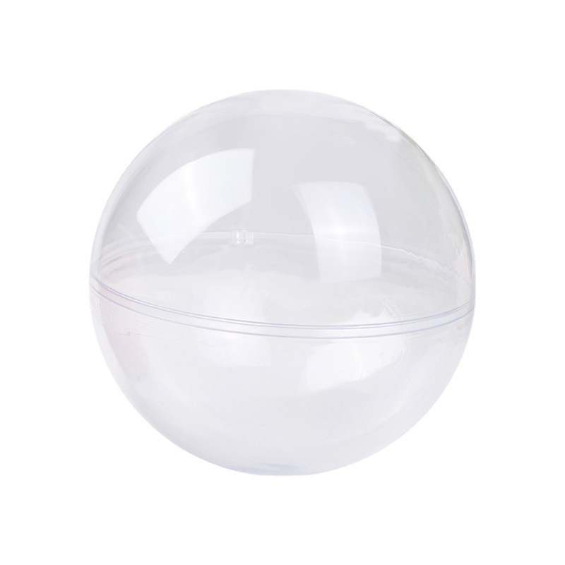 Transparent ball 4-20cm plastic ball acrylic opening and closing ball kindergarten Christmas decoration shopping mall layout hollow ball