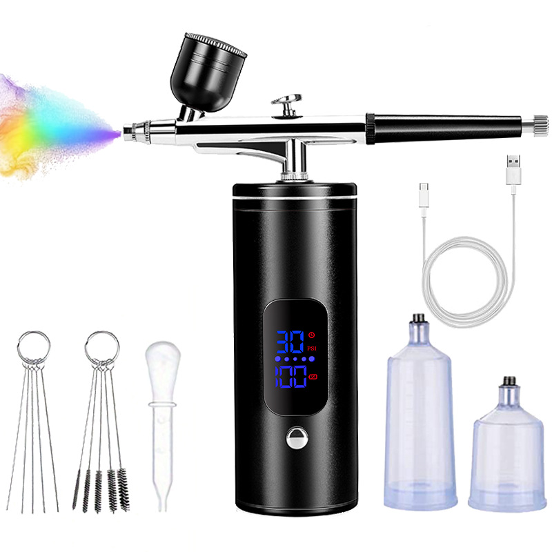 Cross-Border Display Oxygen Injection Meter High-Pressure Nano Hydration Spray Essence Introduction Handheld Household Spray Beauty Instrument