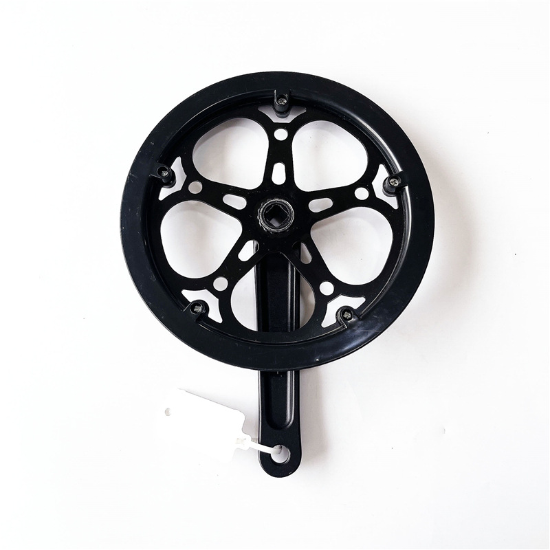 Aluminum alloy toothed disc driving folding Lithium electric bicycle wheel crank 48 teeth 52 teeth/170