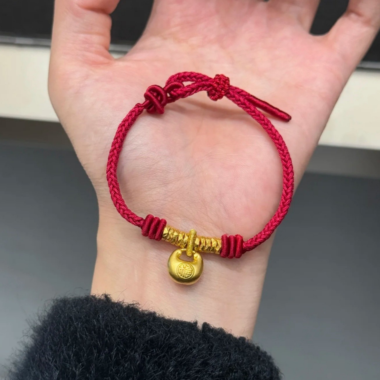 Gold Twisted Loose Beads 3D Hard Gold Pure Gold 999 Twisted Spacer Beads Bracelet Beads Gold Beads Gold Twisted Loose Beads