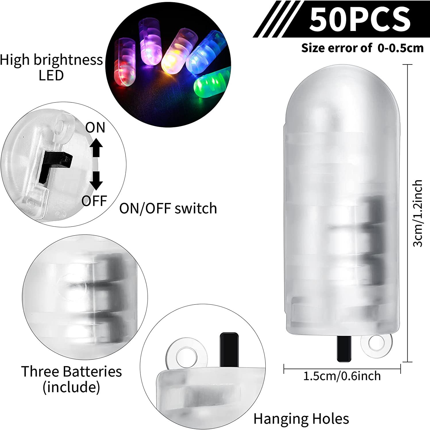Светодиодный шарик светильник с батарейкой, мини бумажный фонарик, маленькая лампочка