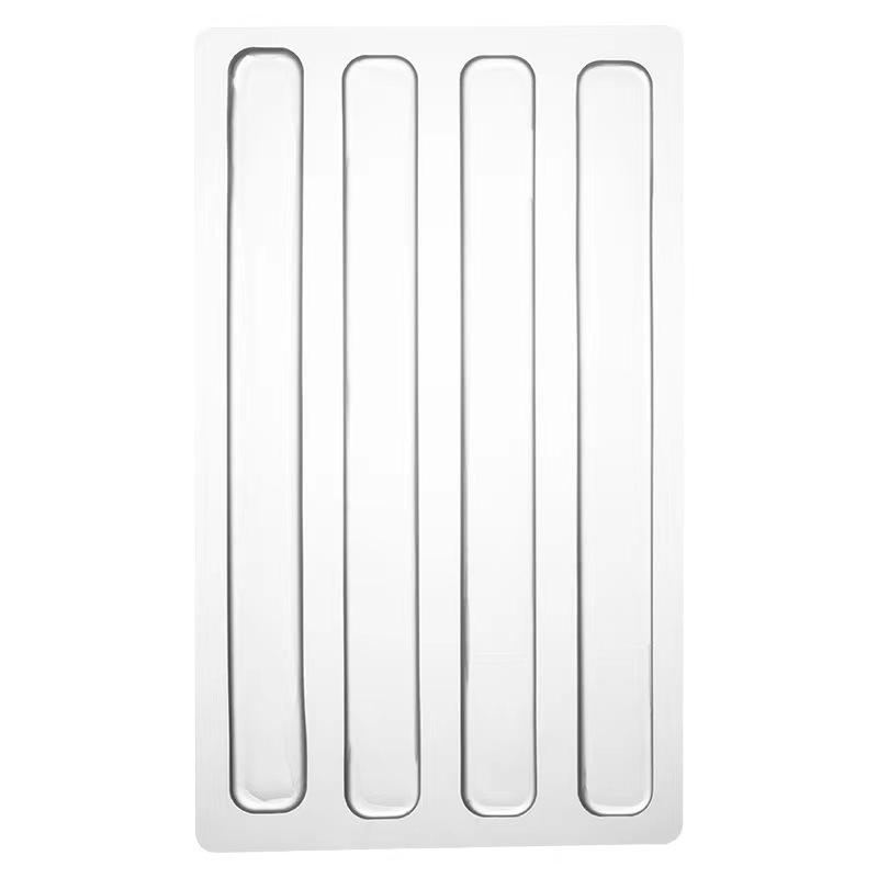 Punch-free and traceless silicone anti-collision door sticker door handle anti-collision strip Wall mute sticker refrigerator muffler door bumper mat
