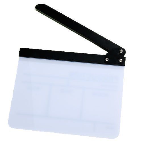 Hui Photo Lightupfoto Acrylic Director Board English Film Clapper Color Field Board Plate with Magnet