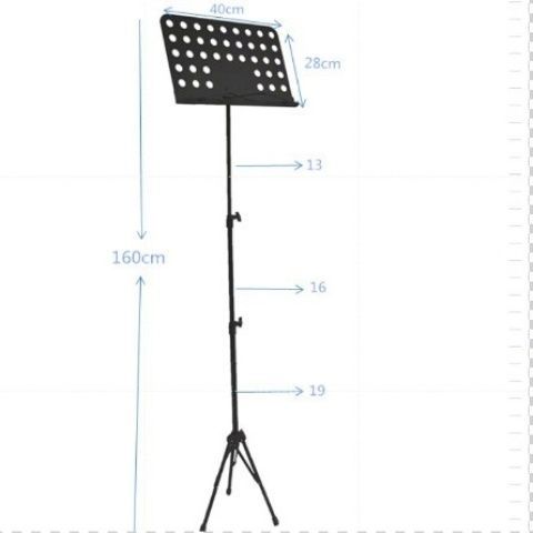 Music Stand for Violin, Exam Preparation, Adjustable Height, Foldable, Portable Music Stand