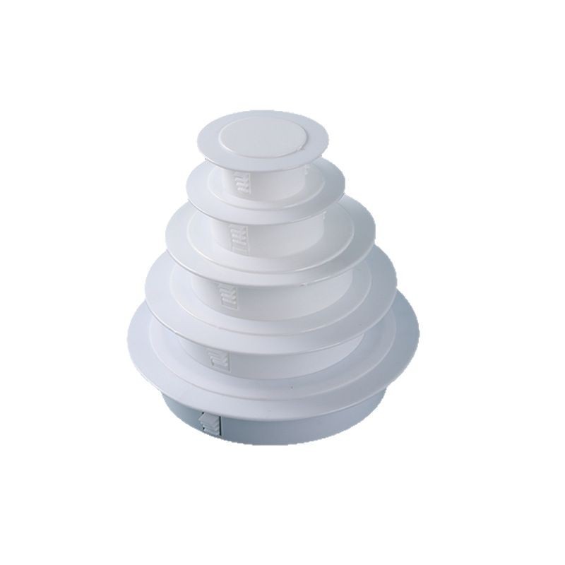 Air conditioning pipe decorative cover mouth protection pipe plugging hole 75PVC raised with cover air conditioning ring 110 windproof and rodent-proof cover