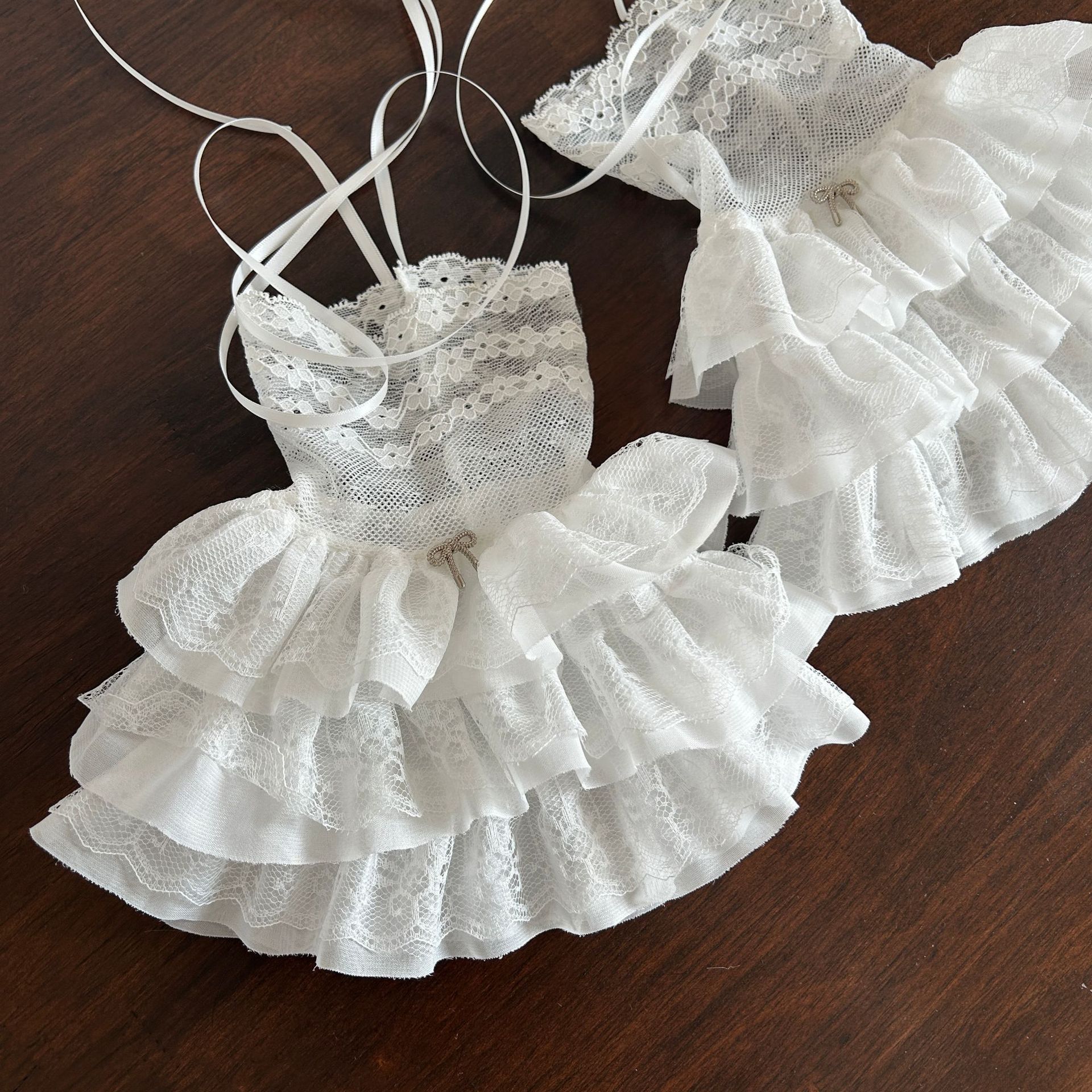 Japanese Style Lace Leg Covers for Women Winter Warm Mid-Calf Socks Jk Preppy Style Bow Calf Pile Socks