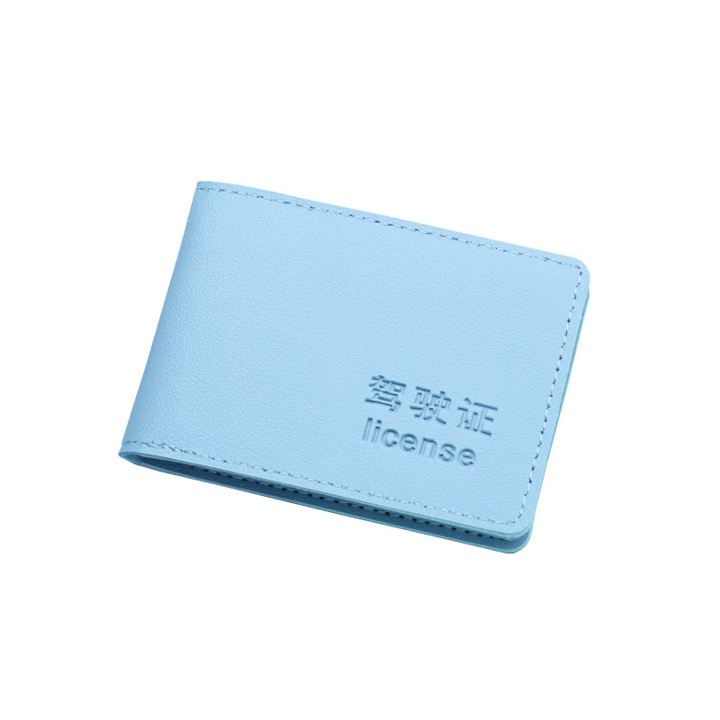 2 Card Driver's License Holster Women's Card Holder Women's Driving License Protective Cover Macaron Motor Vehicle Certificate Cover Men's