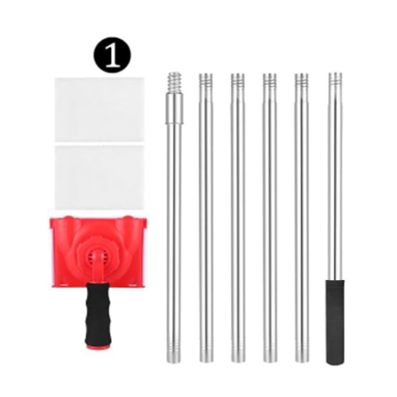 Щетка для волос с 6-секционным телескопическим стальным удлинителем