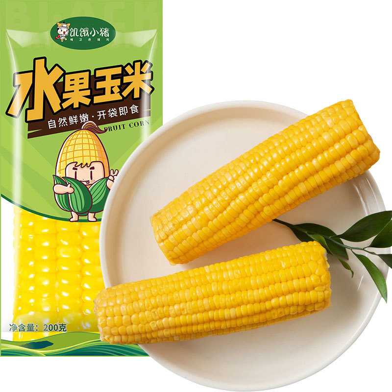 Northeast black waxy corn sticky corn sweet corn cob purple corn sticky waxy vacuum bagged coarse grains 200g