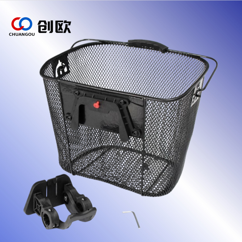 В наличии быстрая разборная корзина с ручкой сетчатая корзина экспортного типа для горного велосипеда