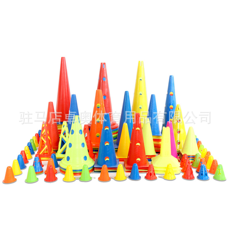 Factory wholesale logo bucket/basketball football training aids obstacle/logo bucket large collection multi-cone bucket