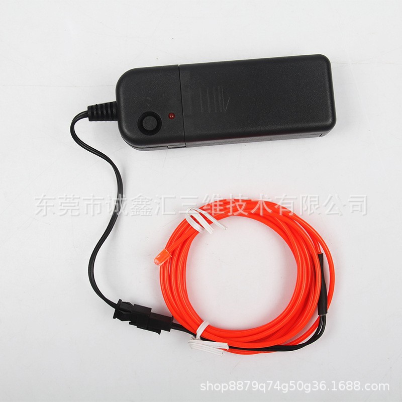 Manufacturer Wholesale El Luminous Wire Cold Light Wire 2.3m V Controller Set Ten Colors to Choose from