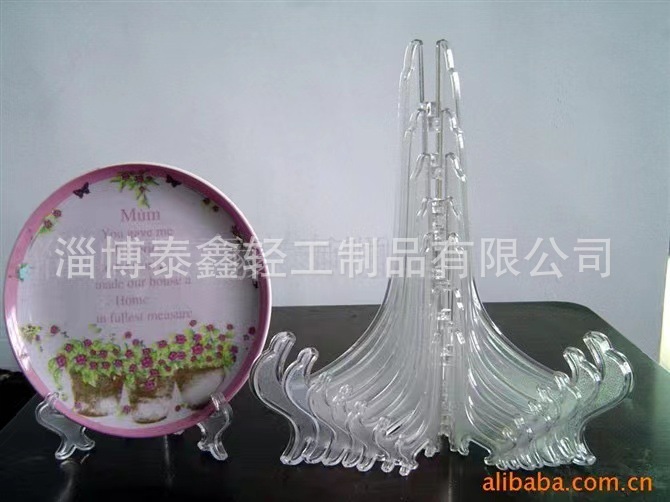 Plastic plate rack transparent plate rack hanging plate rack