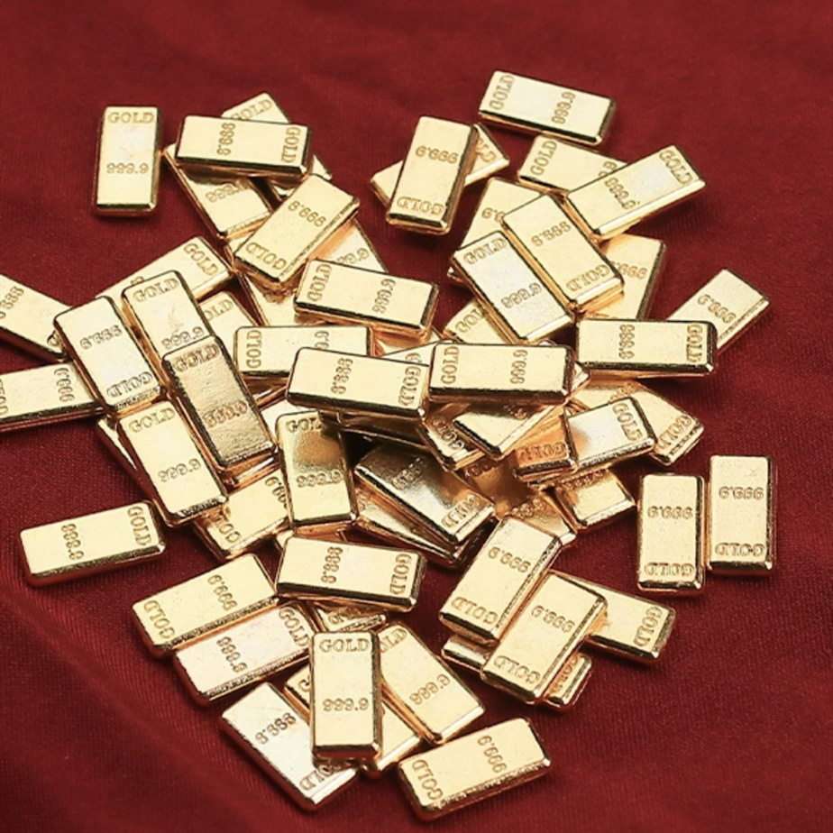 Fine decoration solid a one gram simulation small gold ornaments use home decoration ornaments cornucopia and so on