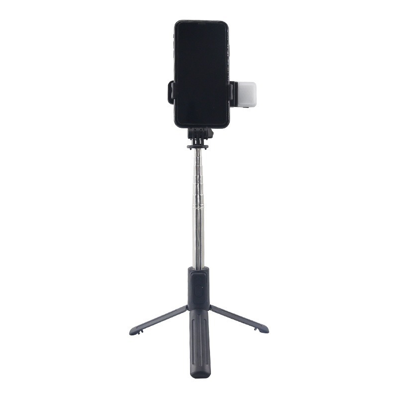 Mobile Phone Bluetooth Selfie Stick Mini Mobile Phone Photo Fill Light Selfie Artifact Foldableing Mini Telescopic Stand