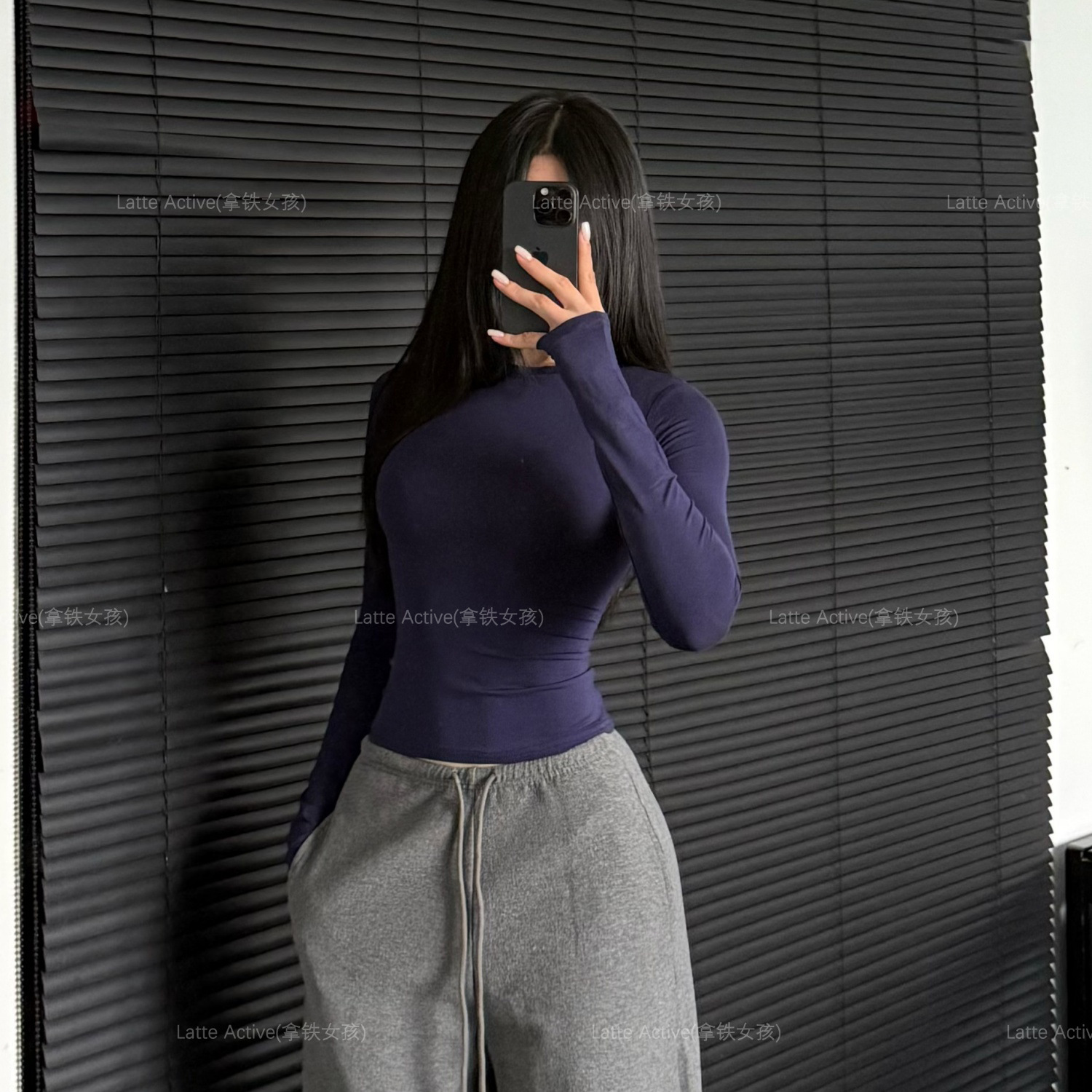 Леггинсы для йоги Latte Girl, женская футболка с длинным рукавом, облегающий спортивный фитнес топ, дышащий модал, базовый слой