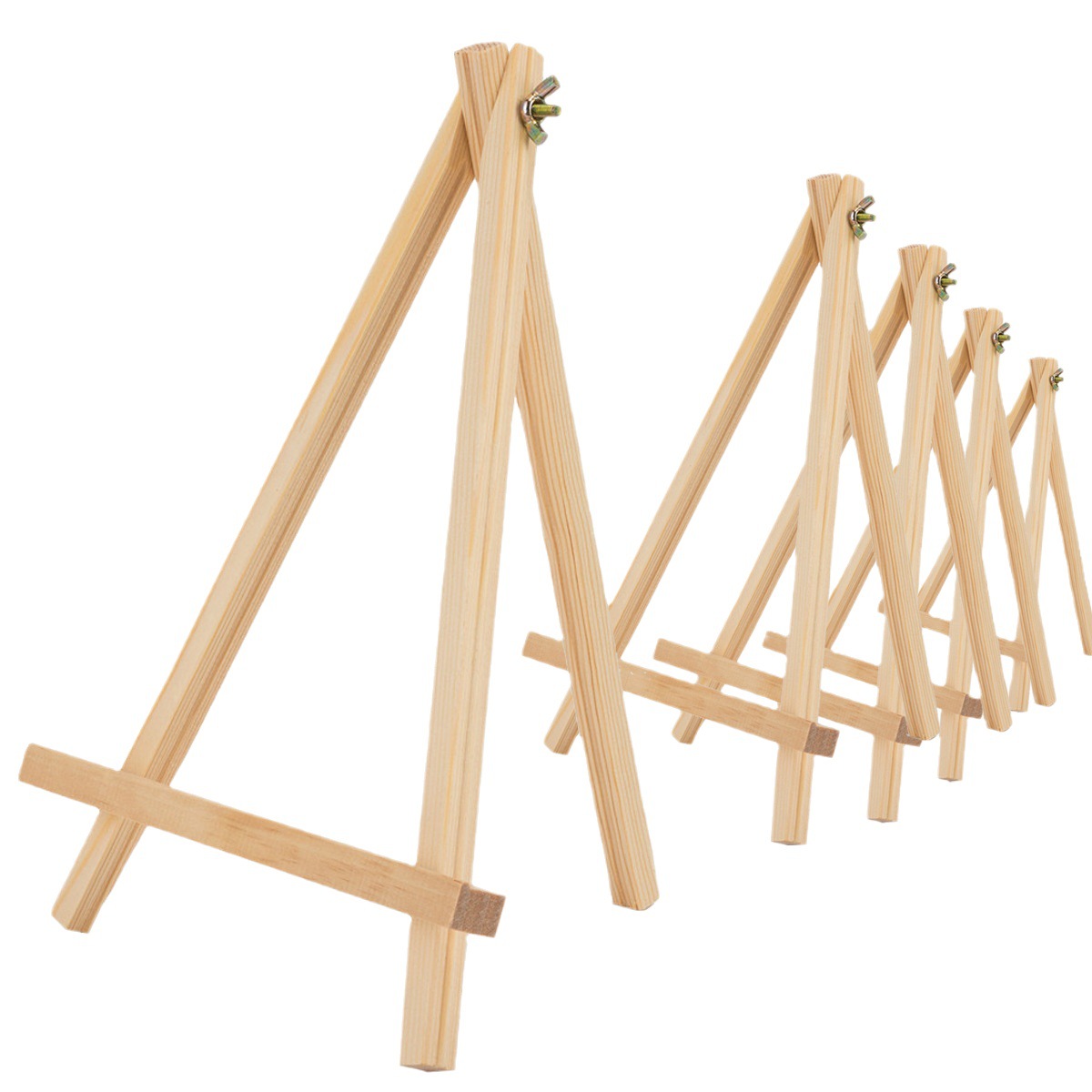 18*24 easel thread foldable easel wooden triangle bracket desktop painting display stand factory direct sale