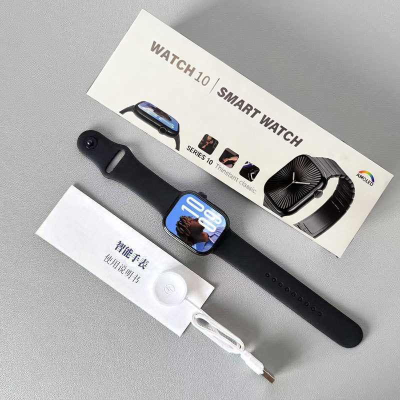 New Non-Invasive Needle-Free Blood Sugar S10 Bluetooth Watch Uric Acid Heart Rate Blood Oxygen Monitoring Payment Smart Watch