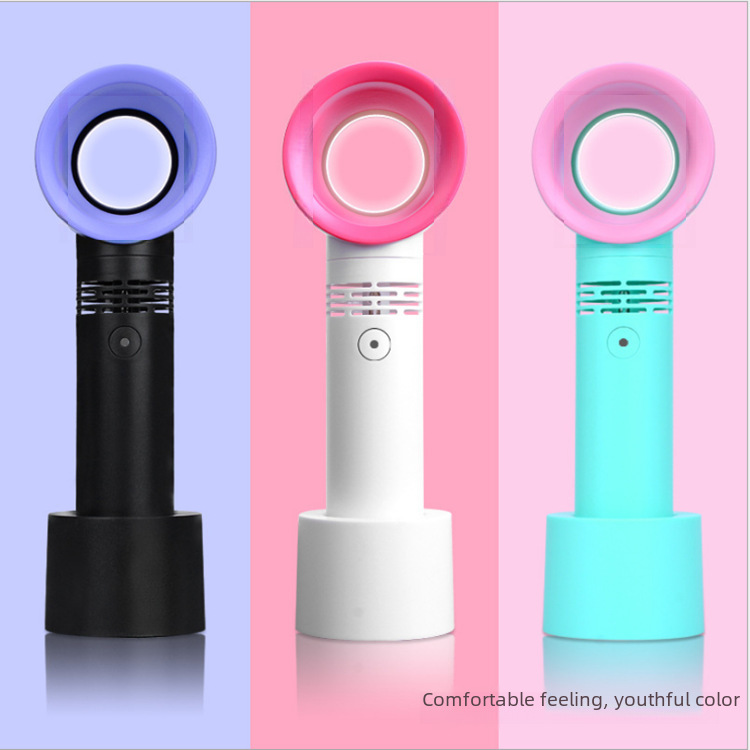 Manufacturer Wholesale Eyelash Blowing Zero9 Bladeless Fan Handheld Small Creative Mini Handheld Portable USB Charging