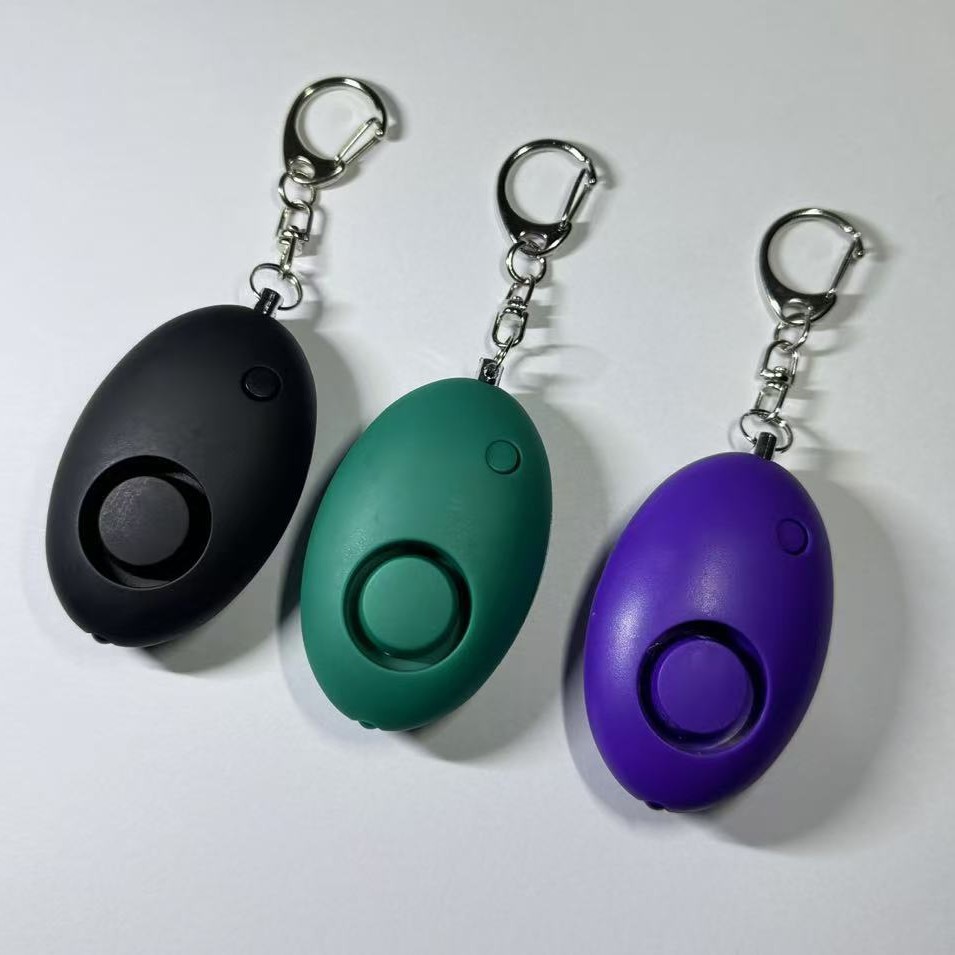 Oval personal alarm super large decibel anti-wolf device portable caller led light self-defense alarm