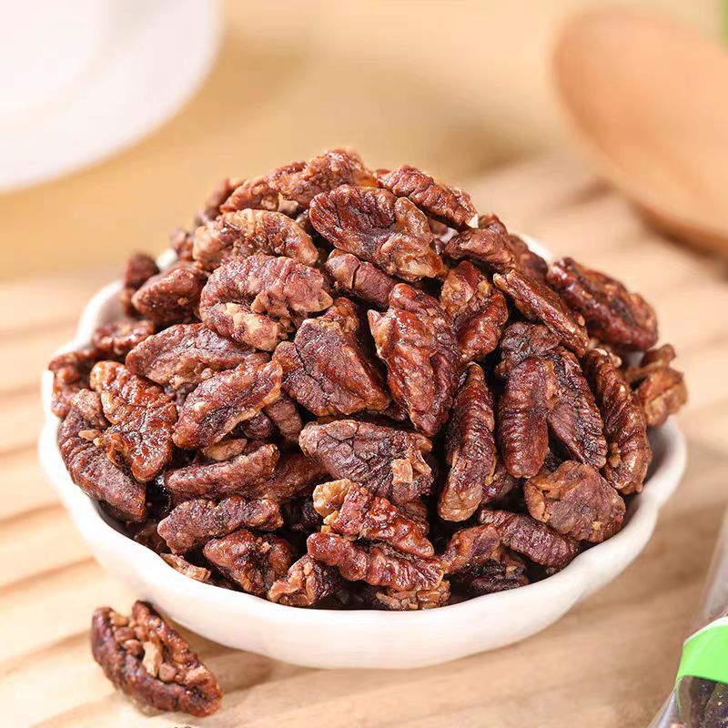 2025 New Fresh Hunan Pecan Kernels 50g Canned Original Flavor Nuts, Not Lin'An Small Walnut Kernels
