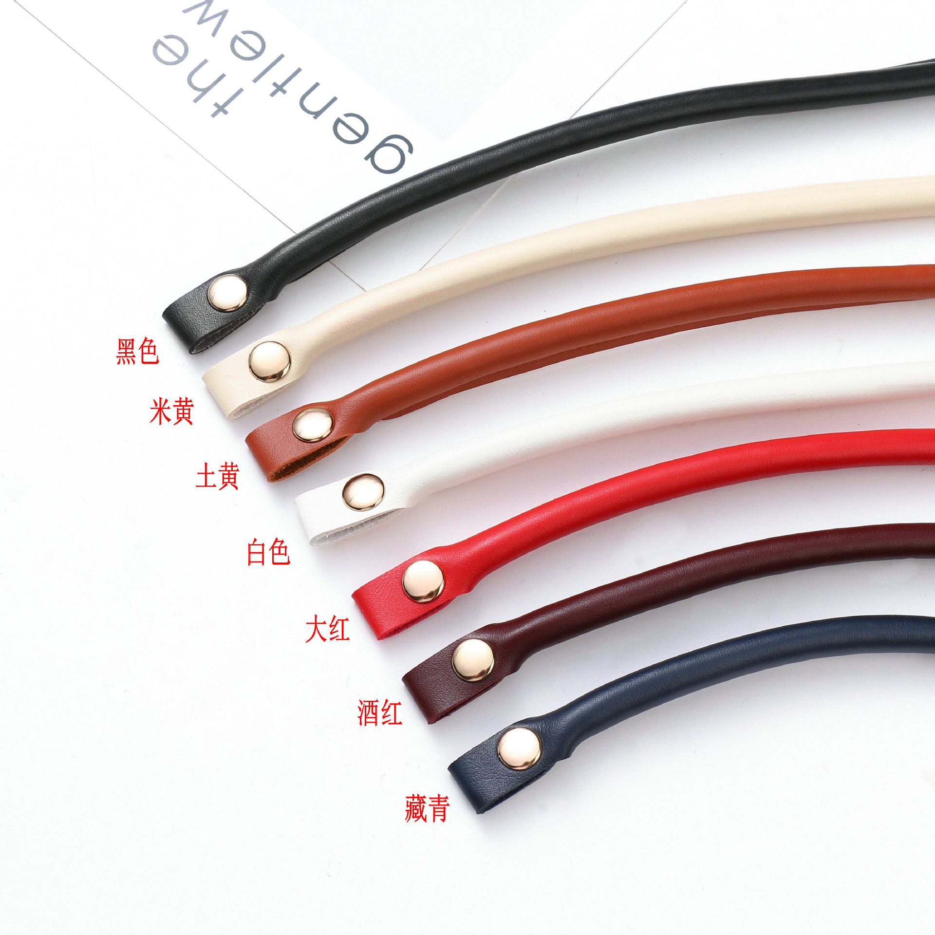 40см PU застежка, круглая ручка для женской сумки, 23г