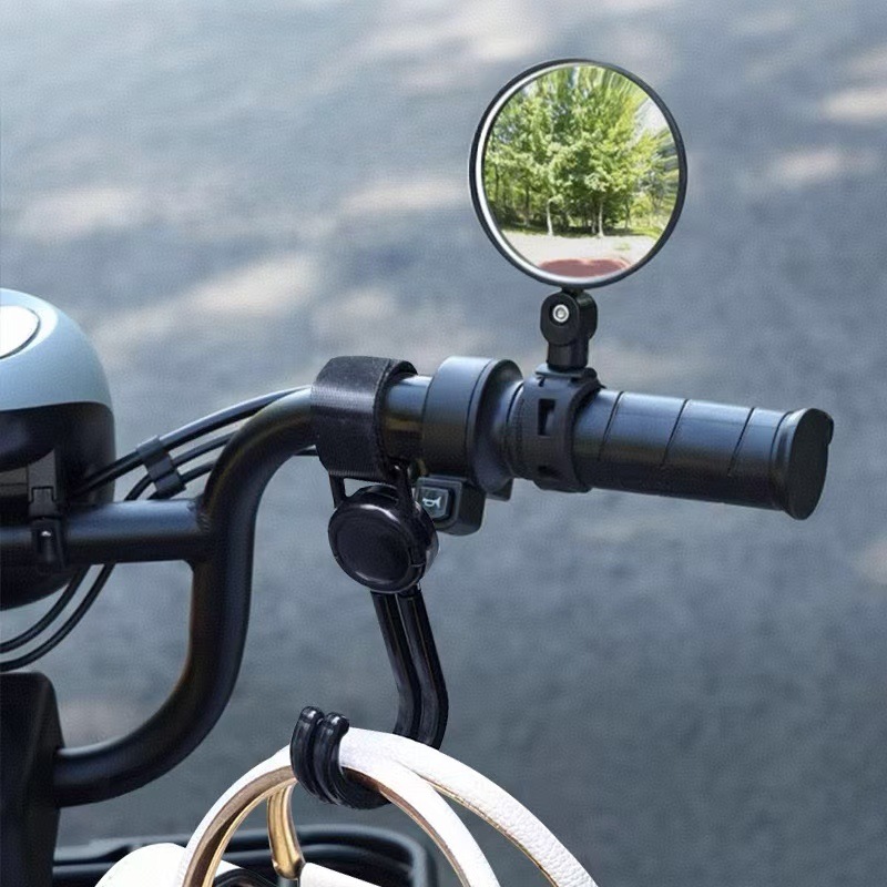 Installation-Free Electric Vehicle Rearview Mirror, Universal Battery Vehicle Convex Mirror, Motorcycle Rear Mirror, Mountain Bike Reflector