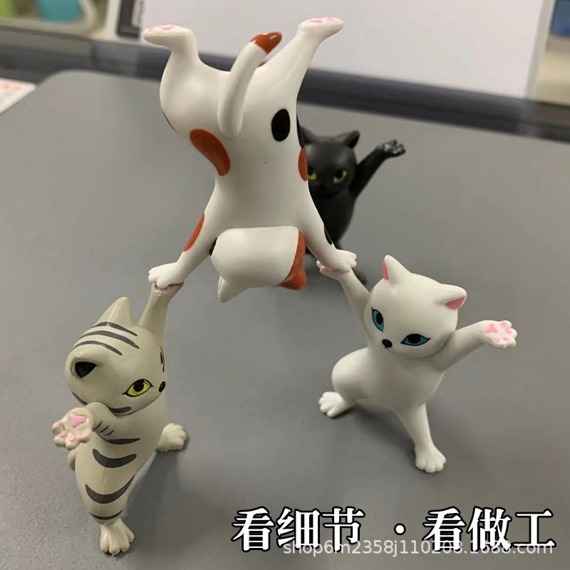 [Exclusive for Regular Customers] Enchanting Cat Pen Holder Douyin Same Style Japanese Cute Hand-Raising Dancing Cat Everything Can Be Supported 1