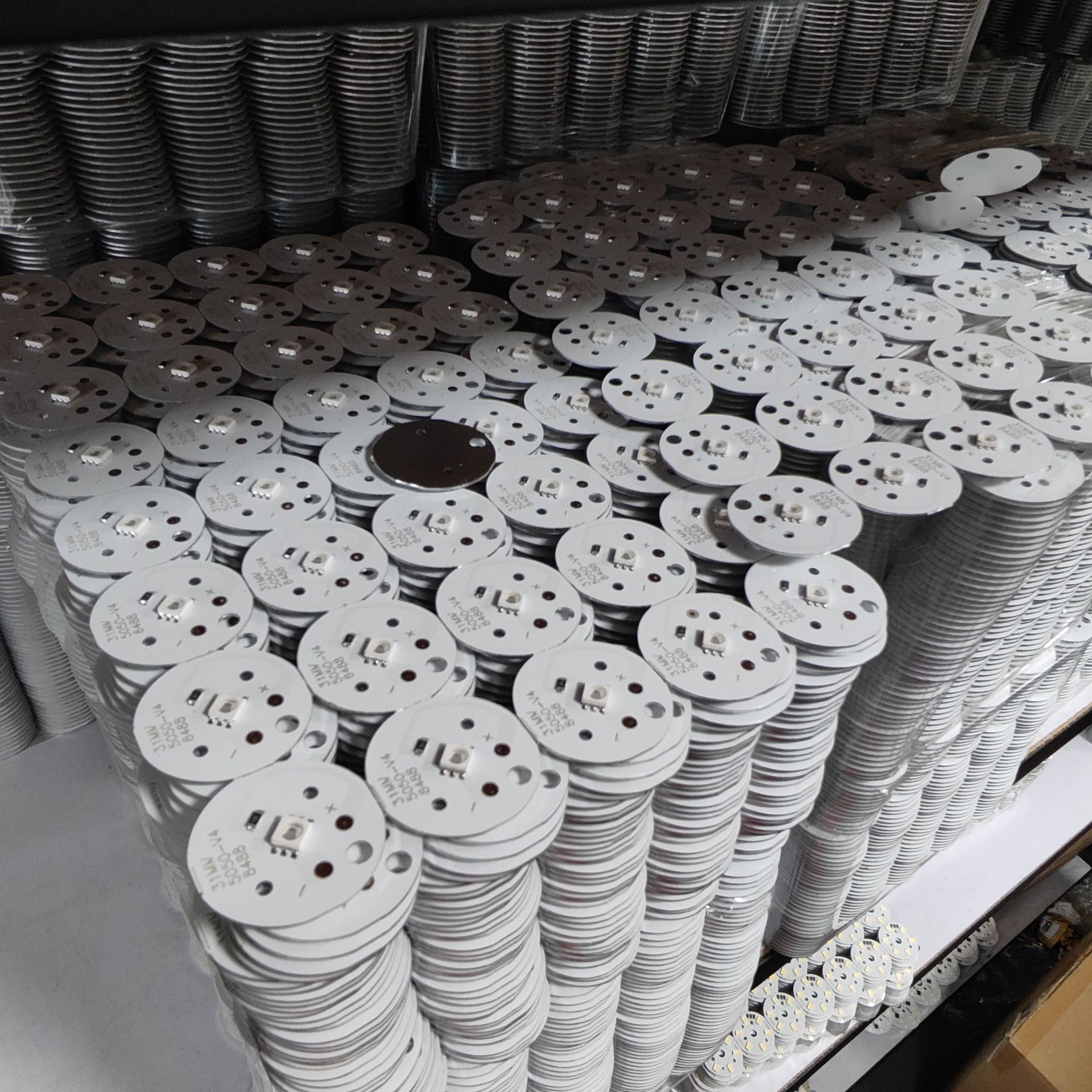 Crystal lamp Beech lamp base light source 31mm warm light colorful USB power supply 5V lamp board low voltage LED lamp