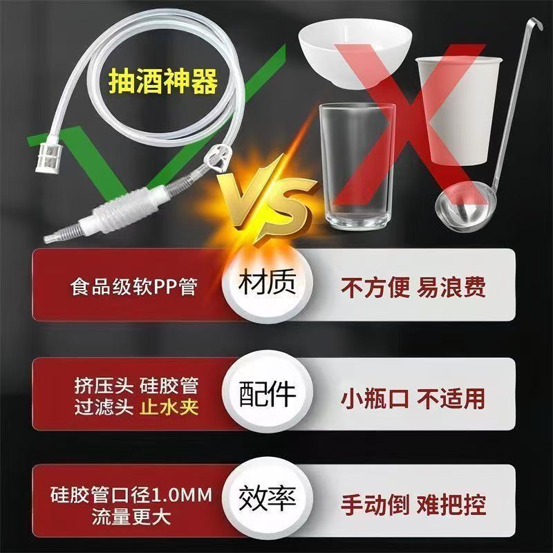 New Style Wine Smoking Artifact Self-Suction Wine Jars Wine Tapping Machine Household Automatic Liquor Fruit Wine Wine Filter