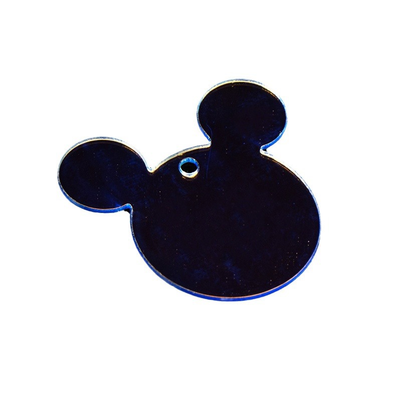 Manufacturer's Spot DIY Guka Small Disc Transparent Acrylic Keychain Pendant Hand Account Guka Guka Plate Card