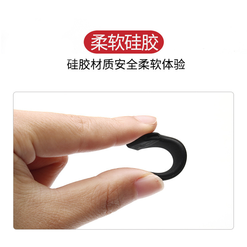 Large Color Silicone Anti-slip Sleeve Ear Hook Ear Pin Ear Hanger Glasses Accessories Fixed Foot Cover Anti-drop Ear Cover