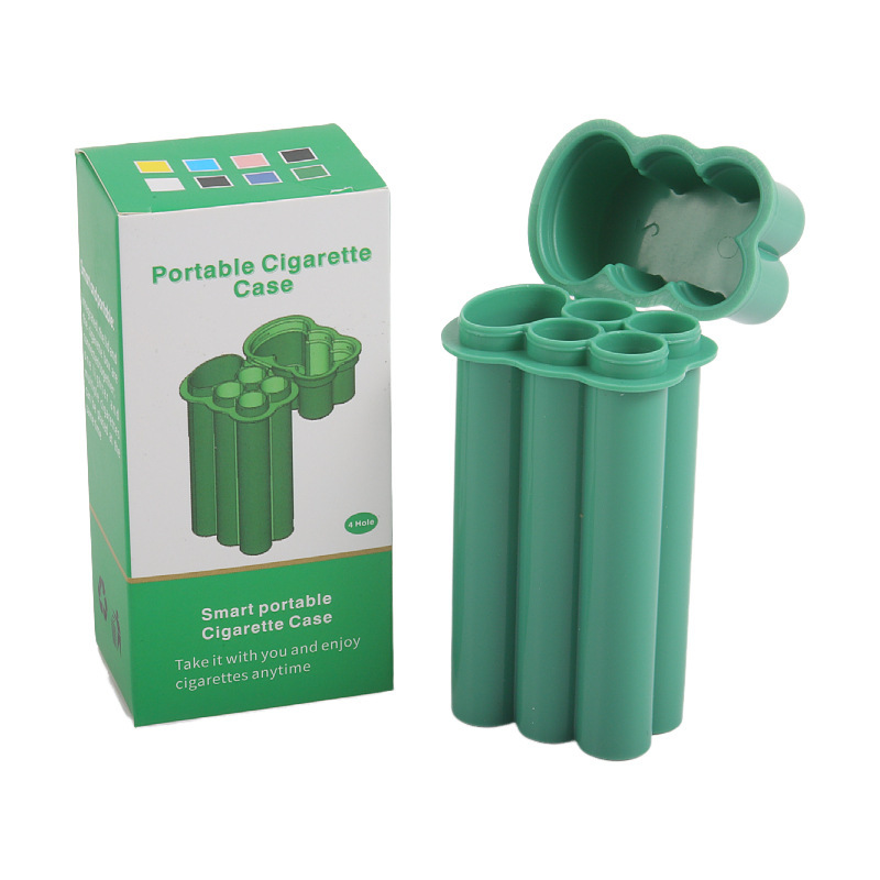 One-piece flip-lid cigarette case (enlarged size version) double-hole three-hole four-hole lighter easy to store