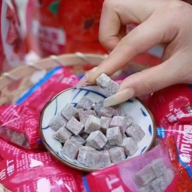 Bear three-year-old yogurt Hawthorn diced individually packaged fresh fruit hawthorn fruit cake children's pocket snack knopkht coax baby